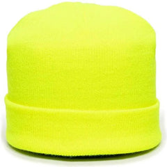 OC Sports KN-400 Superstretch Knit Watch Beanie with Cuff - N Yellow - Yellow / One Size Fits Most
