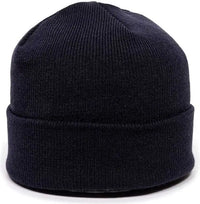 OC Sports KN-400 Superstretch Knit Watch Beanie with Cuff - Navy - Navy / One Size Fits Most