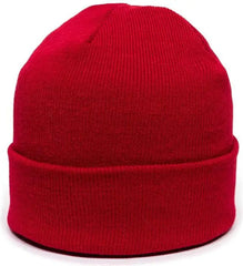 OC Sports KN-400 Superstretch Knit Watch Beanie with Cuff - Red - Red / One Size Fits Most