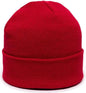 OC Sports KN-400 Superstretch Knit Watch Beanie with Cuff - Red - Red / One Size Fits Most