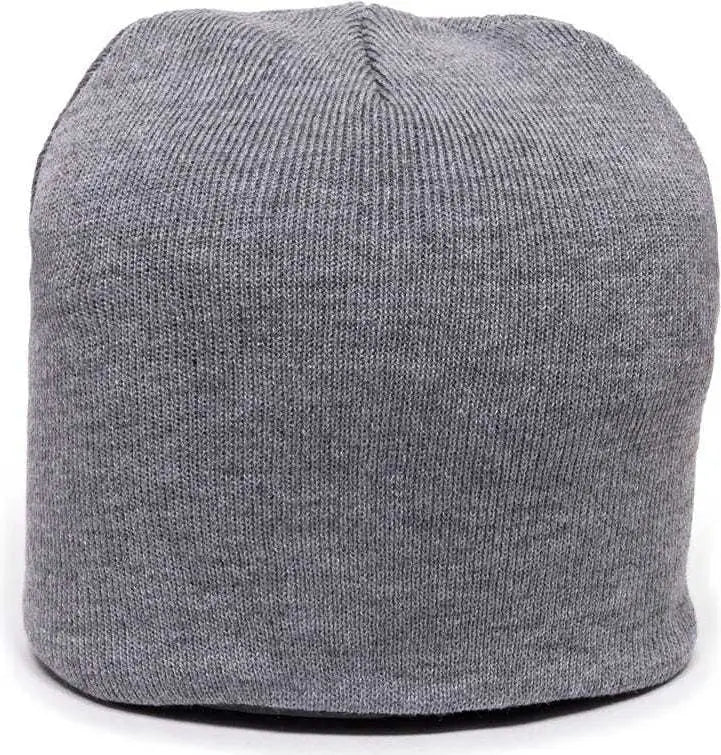 OC Sports KN-550 Made In USA Acrylic Jersey Knit Beanie - Light Gray - Light Gray / One Size Fits Most