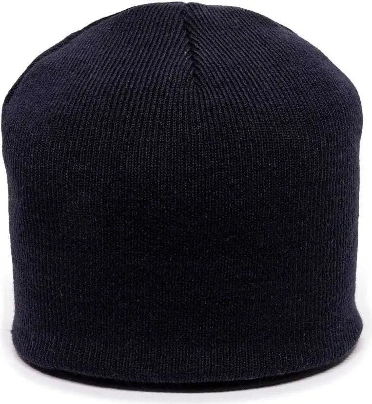 OC Sports KN-550 Made In USA Acrylic Jersey Knit Beanie - Navy - Navy / One Size Fits Most