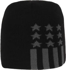 OC Sports KN-STAR01 Patriotic Beanie - Black - Black / One Size Fits Most