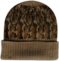 OC Sports KR-500 Beanie with Cutt Easily Visible Reversible - Brown Blaze - Brown Blaze / 6 7/8’’ - 7 1/2’’
