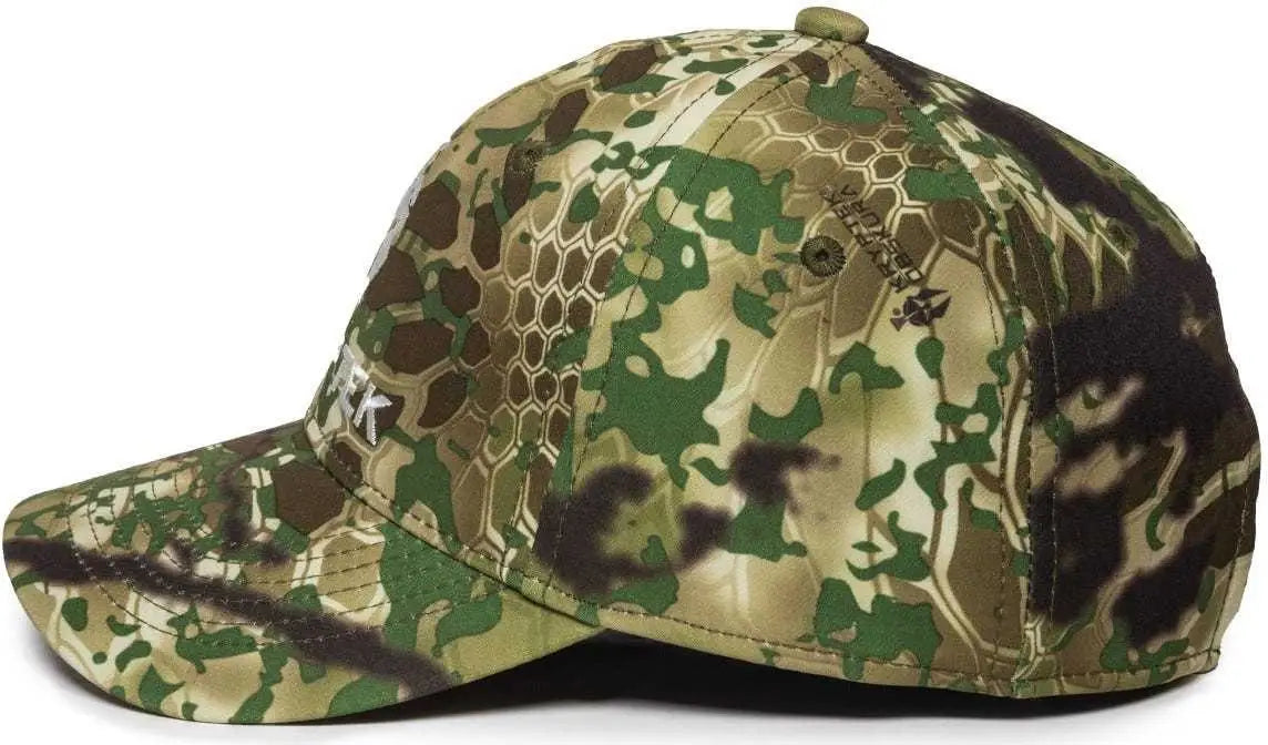 OC Sports KRY-029 Low Crown Solid Back Cap - Kryptek Obskura Trans - Kryptek / 6 7/8’’ - 7 1/2’’