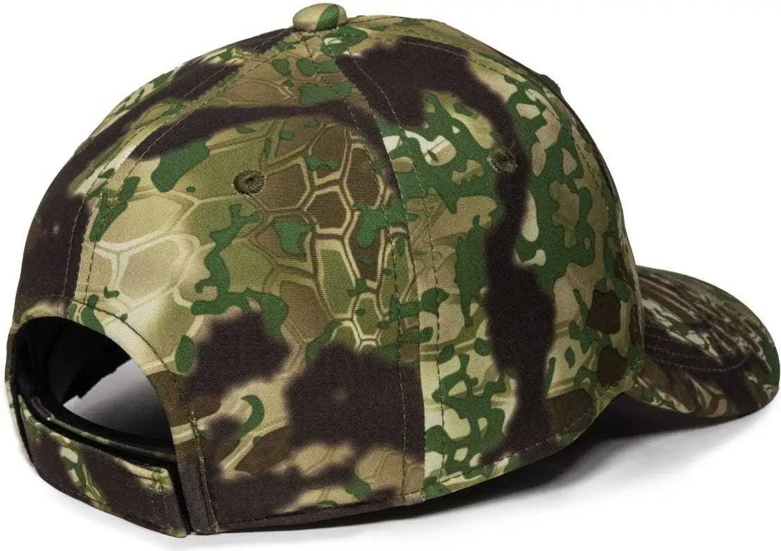 OC Sports KRY-029 Low Crown Solid Back Cap - Kryptek Obskura Trans - Kryptek / 6 7/8’’ - 7 1/2’’