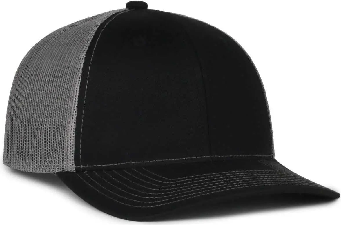 OC Sports MB2020 Modern Trucker Cap Cap - Black Charcoal - Dark Gray / OSFM
