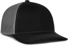 OC Sports MB2020 Modern Trucker Cap Cap - Black Charcoal - Dark Gray / OSFM
