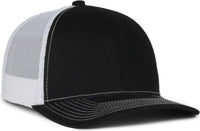OC Sports MB2020 Modern Trucker Cap Cap - Black White - White / OSFM