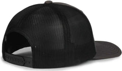 OC Sports MB2020 Modern Trucker Cap Cap - Charcoal Black - Black / OSFM