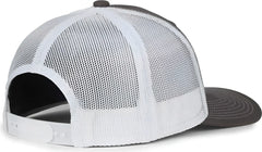 OC Sports MB2020 Modern Trucker Cap Cap - Charcoal White - White / OSFM