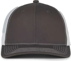 OC Sports MB2020 Modern Trucker Cap Cap - Charcoal White - White / OSFM