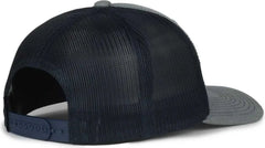 OC Sports MB2020 Modern Trucker Cap Cap - Heathered Gray Navy - Navy / OSFM