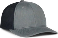 OC Sports MB2020 Modern Trucker Cap Cap - Heathered Gray Navy - Navy / OSFM