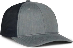 OC Sports MB2020 Modern Trucker Cap Cap - Heathered Gray Navy - Navy / OSFM