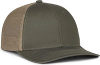OC Sports MB2020 Modern Trucker Cap Cap - Olive Khaki - Khaki / OSFM