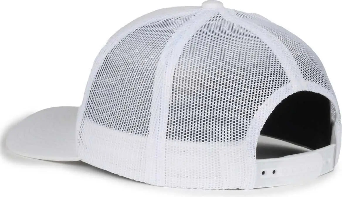 OC Sports MB2020 Modern Trucker Cap Cap - White White - White / OSFM