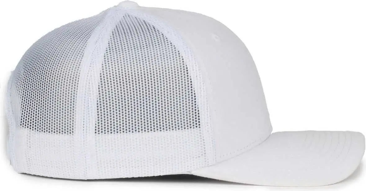 OC Sports MB2020 Modern Trucker Cap Cap - White White - White / OSFM