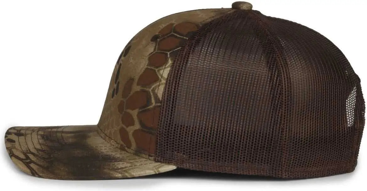 OC Sports MB2020CAMO Camo Snap Back Cap -Kryptek Highlander Brown - Kryptek Brown / OSFM