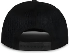 OC Sports MB2020PF Modern Performance Trucker Cap - Black Black - Black / OSFM