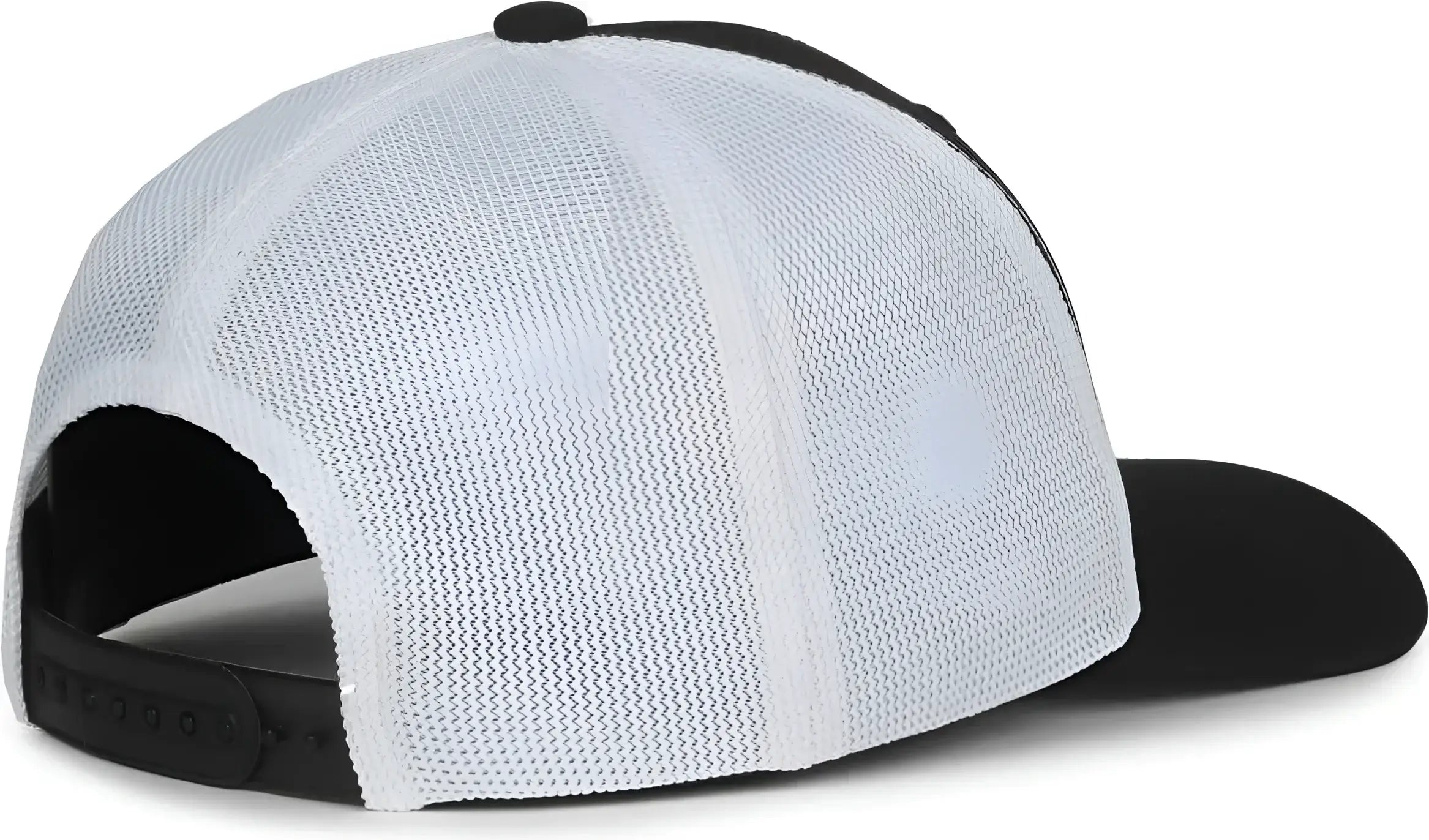 OC Sports MB2020PF Modern Performance Trucker Cap - Black White - White / OSFM