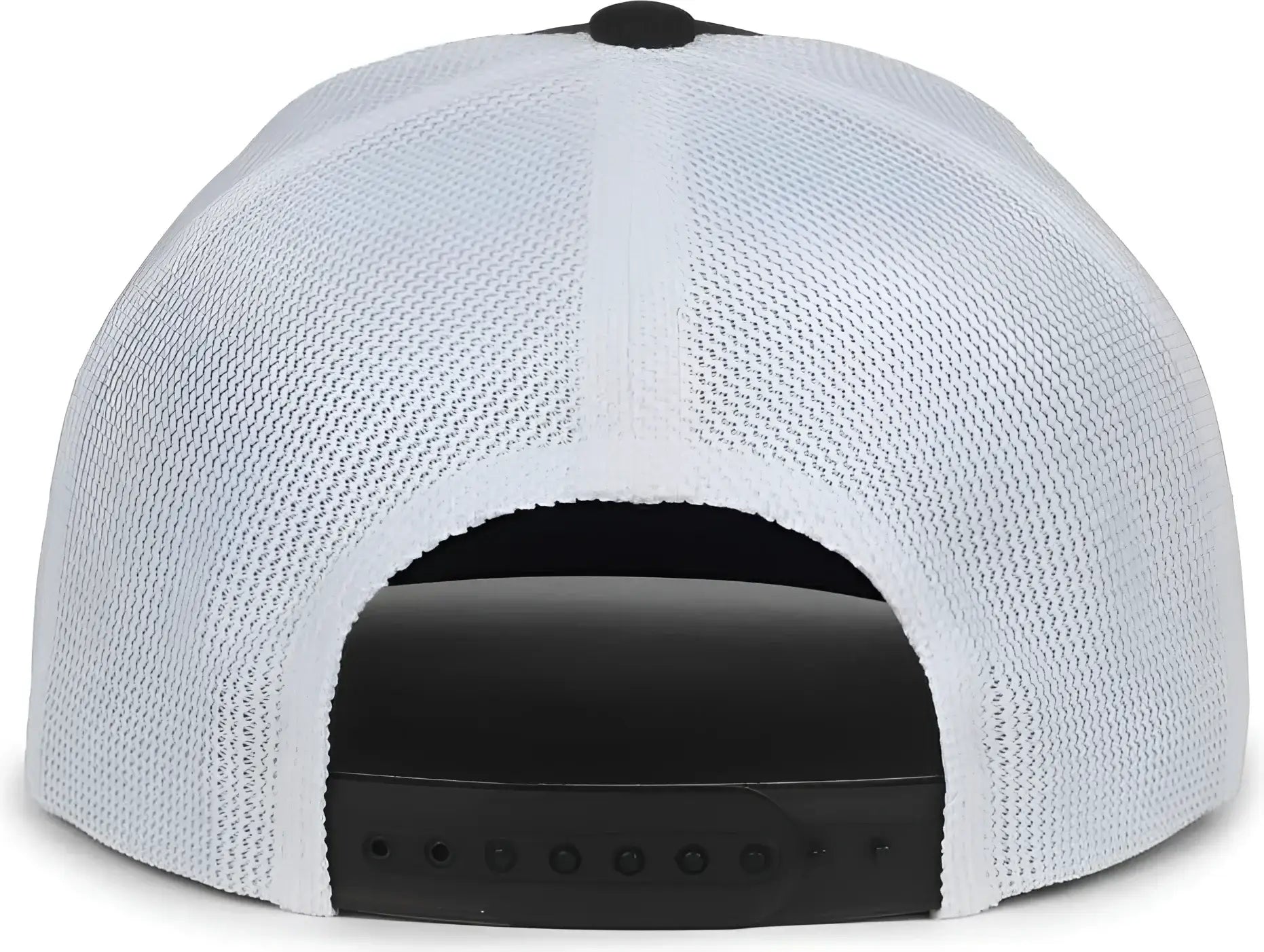 OC Sports MB2020PF Modern Performance Trucker Cap - Black White - White / OSFM