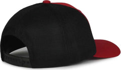 OC Sports MB2020PF Modern Performance Trucker Cap - Cardinal Black - Black / OSFM
