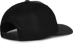 OC Sports MB2020PF Modern Performance Trucker Cap Graphite Black Black / OSFM