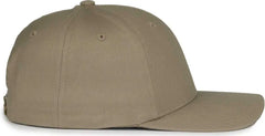 OC Sports MB2021 Modern Adjustable Solid Back Cap - Khaki - Khaki / OSFM