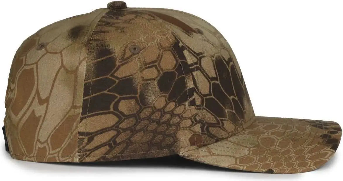 OC Sports MB2021CAMO Modern Camo Adjustable Solid Back Cap - Kryptek Highlander - Kryptek / OSFM