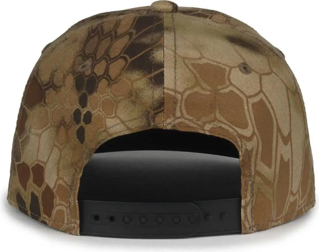 OC Sports MB2021CAMO Modern Camo Adjustable Solid Back Cap - Kryptek Highlander - Kryptek / OSFM