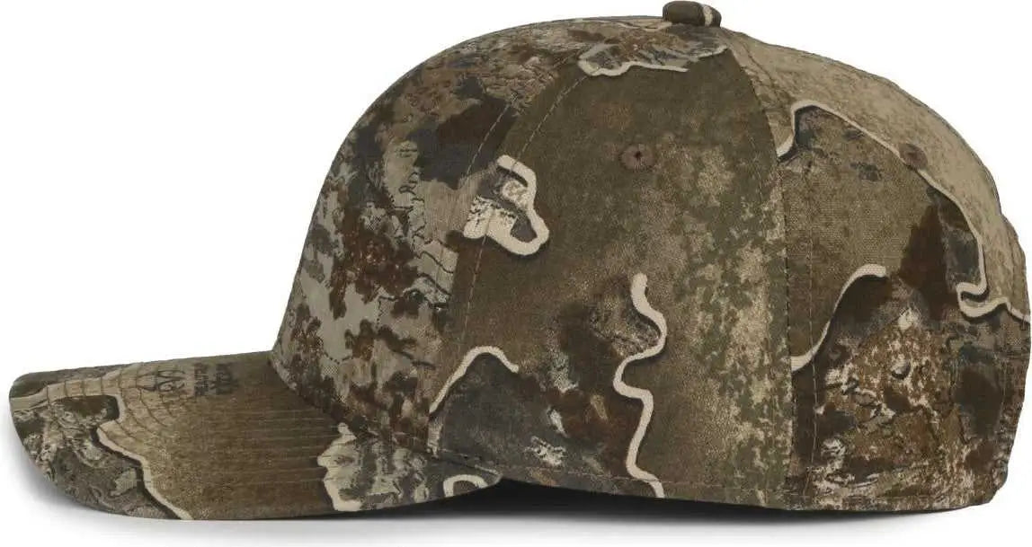 OC Sports MB2021CAMO Modern Camo Adjustable Solid Back Cap - Rt Excape - Excape / OSFM