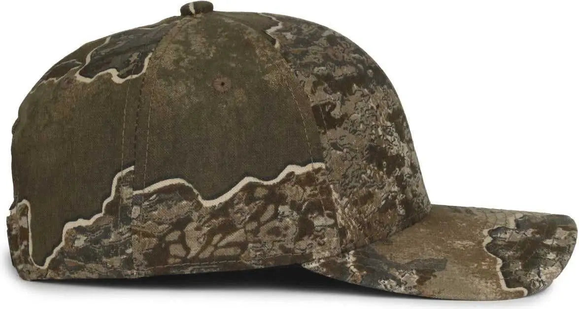 OC Sports MB2021CAMO Modern Camo Adjustable Solid Back Cap - Rt Excape - Excape / OSFM