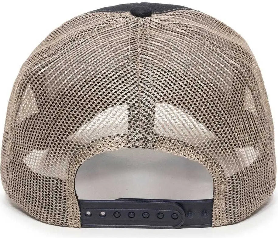 OC Sports MBW-600 Team Adjustable Mesh Back Ball Cap - Navy Khaki - Navy Khaki / 6 7/8’’ - 7 1/2’’