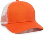 OC Sports MBW-600 Team Adjustable Mesh Back Ball Cap - Orange White - Orange White / 6 7/8’’ - 7 1/2’’