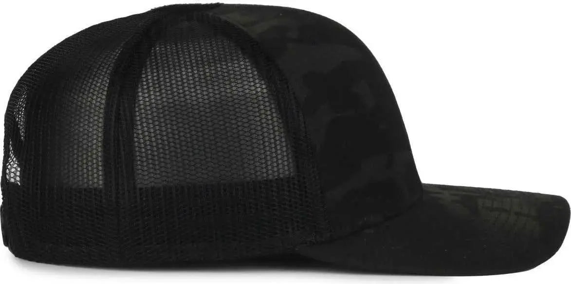 OC Sports MC-002C Loop Patch Cap - Multicam Black - Multicam Black / 6 7/8’’ - 7 1/2’’
