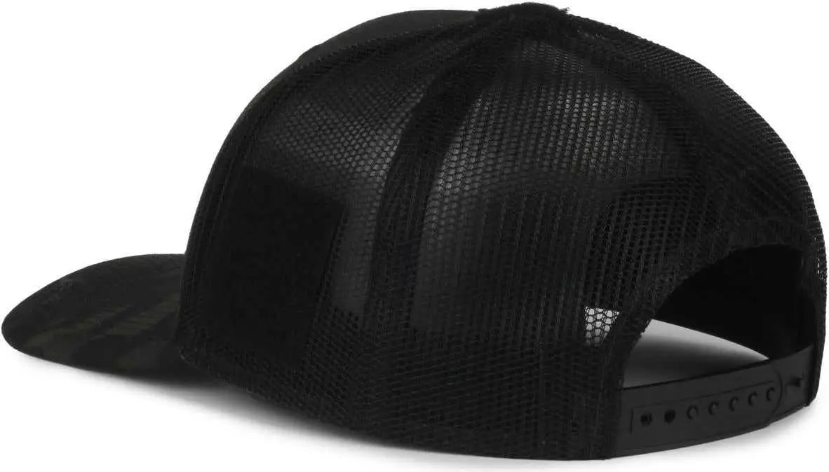 OC Sports MC-002C Loop Patch Cap - Multicam Black - Multicam Black / 6 7/8’’ - 7 1/2’’