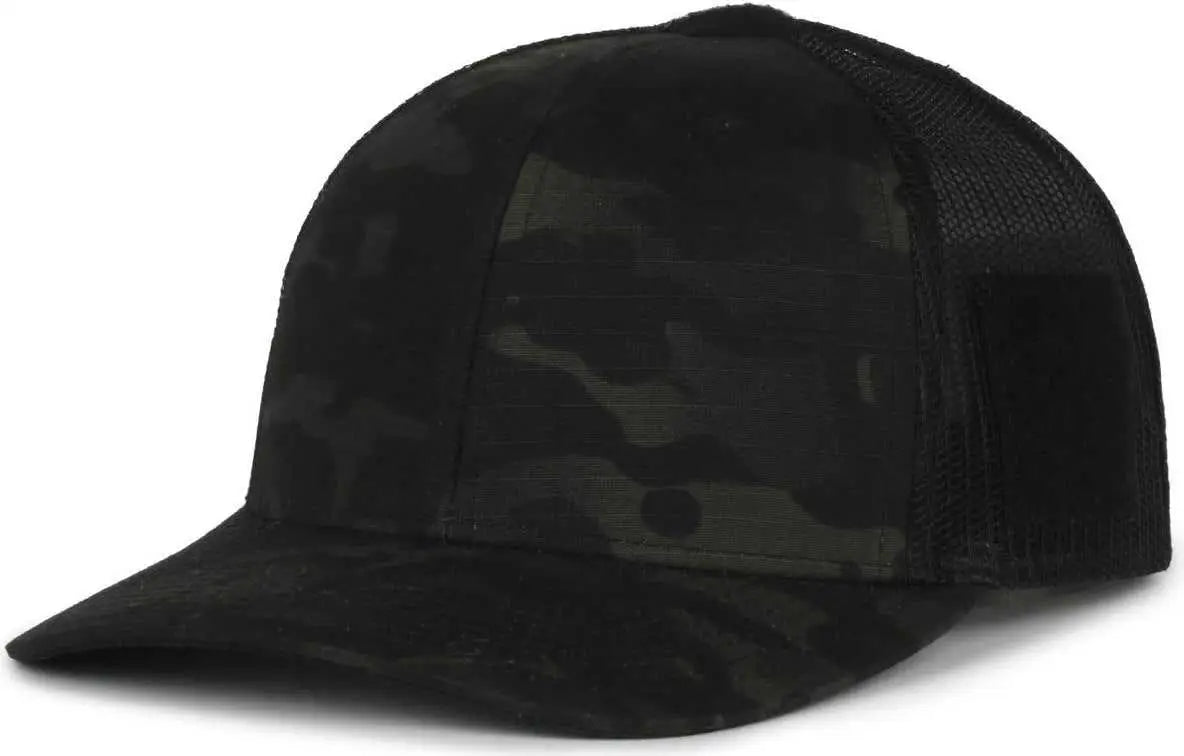 OC Sports MC-002C Loop Patch Cap - Multicam Black - Multicam Black / 6 7/8’’ - 7 1/2’’