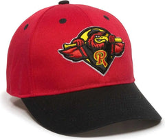 OC Sports MIN-253 Minor League Replica Caps - Rochester Red Wings - Red Black / 6 3/8’’ - 7’’
