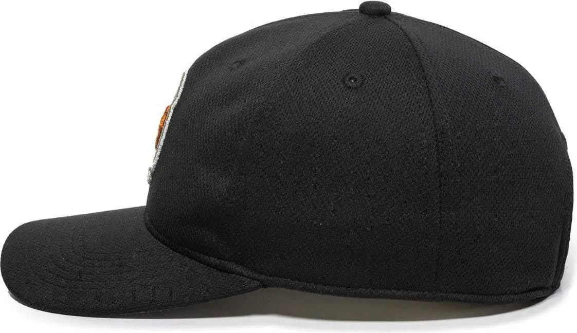 OC Sports MIN-350 MiLB Replica Polyester Baseball Cap - Aberdeen Ironbirds Black