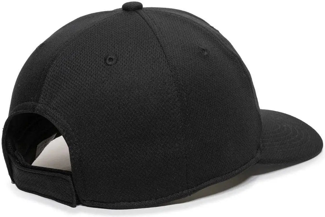 OC Sports MIN-350 MiLB Replica Polyester Baseball Cap - Aberdeen Ironbirds Black