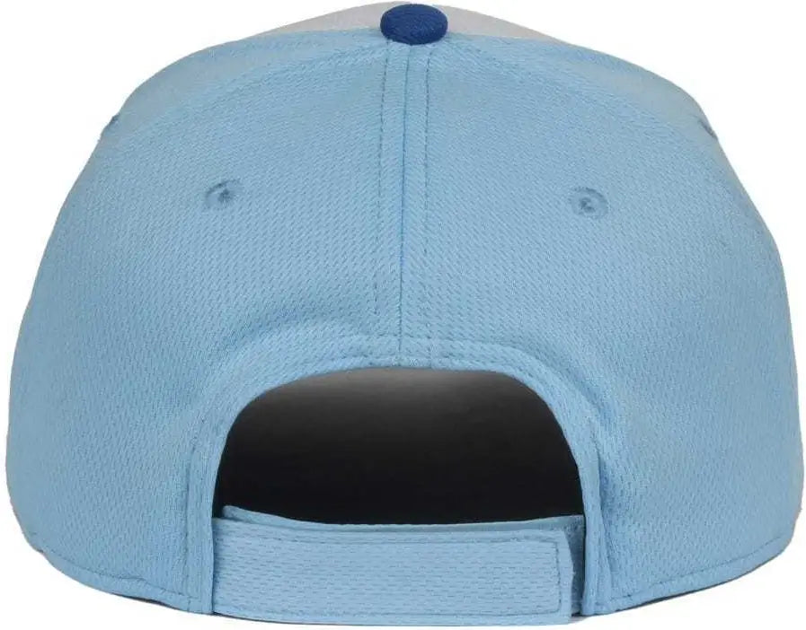 OC Sports MIN-350 MiLB Replica Polyester Baseball Cap - Aberdeen Ironbirds Light Blue