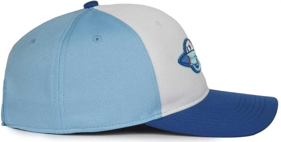 OC Sports MIN-350 MiLB Replica Polyester Baseball Cap - Aberdeen Ironbirds Light Blue