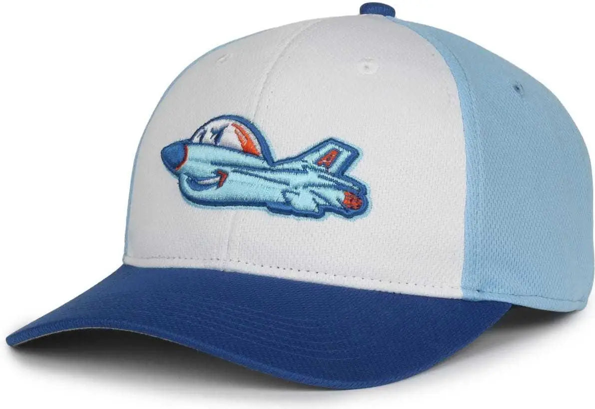 OC Sports MIN-350 MiLB Replica Polyester Baseball Cap - Aberdeen Ironbirds Light Blue