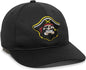 OC Sports MIN 350 MiLB Replica Polyester Baseball Cap Bradenton Marauders Black Black / 6 3/8’’ 7’’