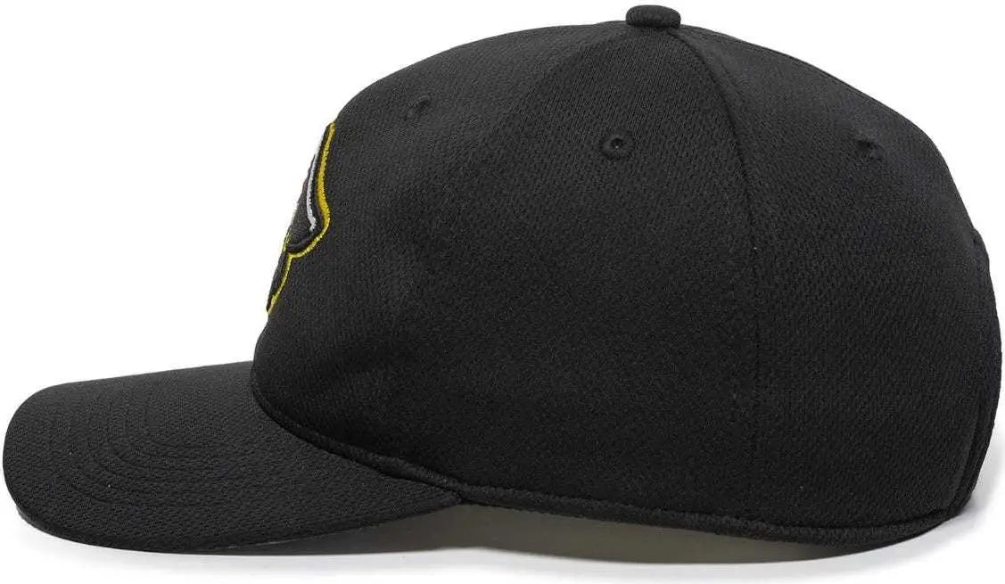 OC Sports MIN-350 MiLB Replica Polyester Baseball Cap - Bradenton Marauders Black