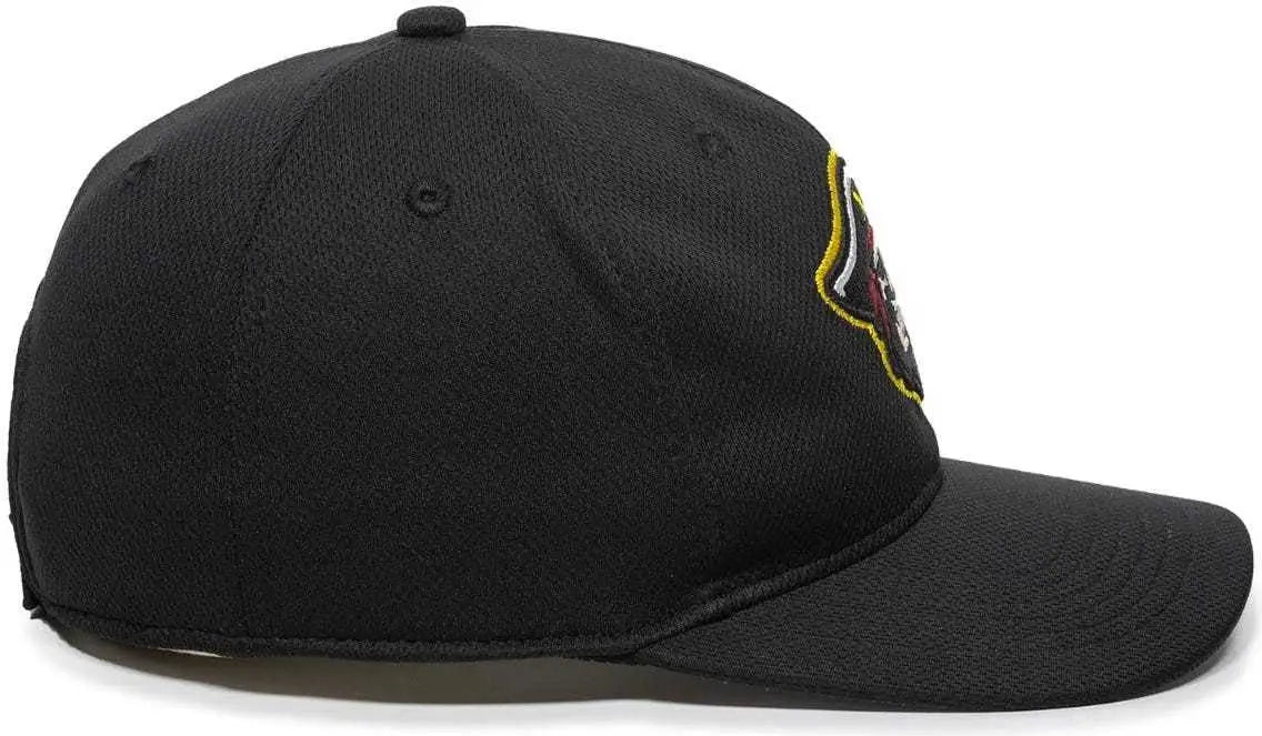 OC Sports MIN-350 MiLB Replica Polyester Baseball Cap - Bradenton Marauders Black