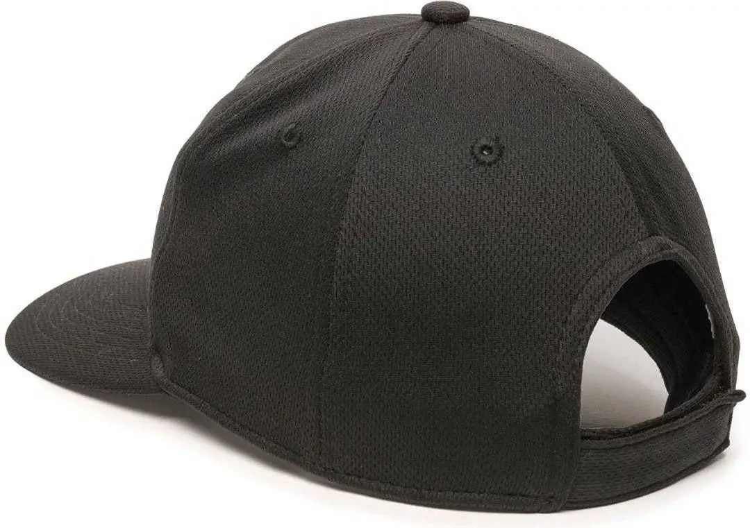 OC Sports MIN-350 MiLB Replica Polyester Baseball Cap - Eugene Emeralds Black