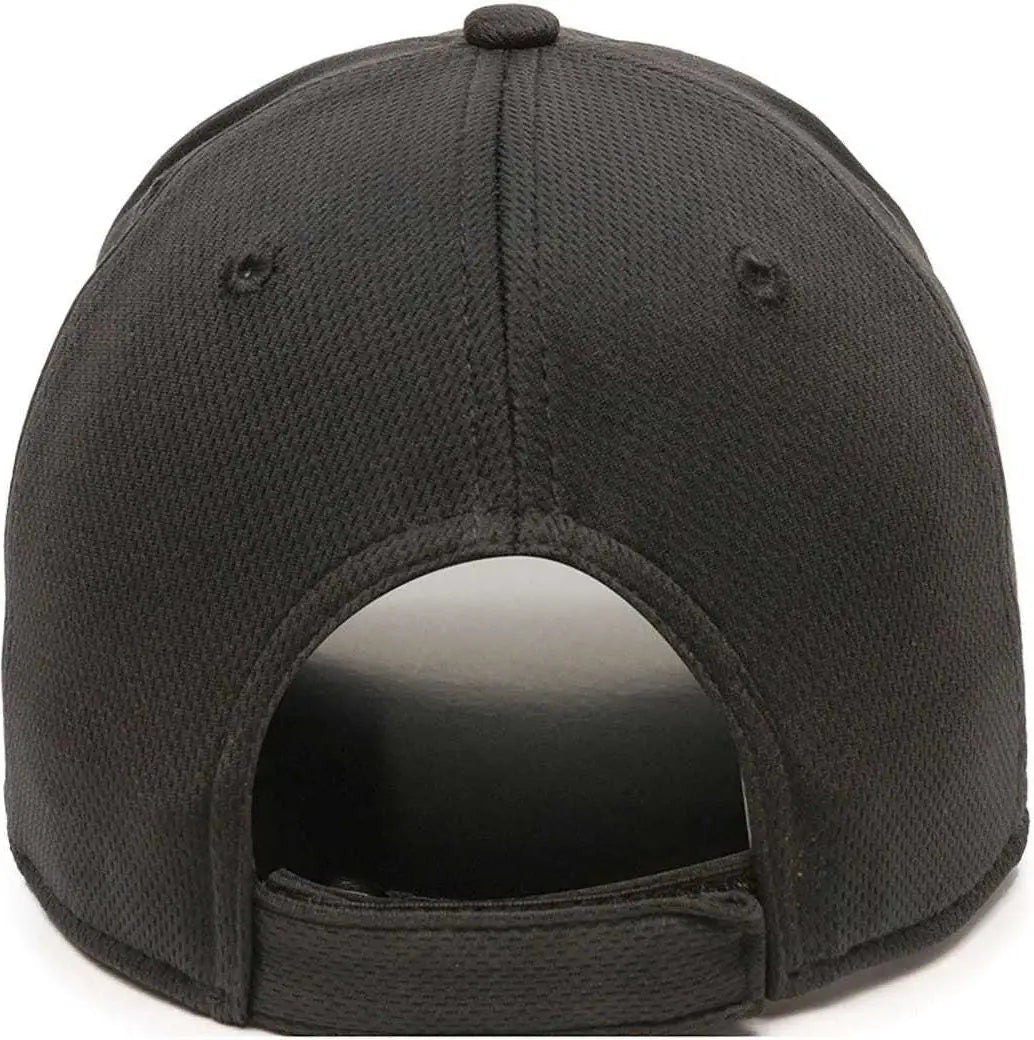 OC Sports MIN-350 MiLB Replica Polyester Baseball Cap - Eugene Emeralds Black