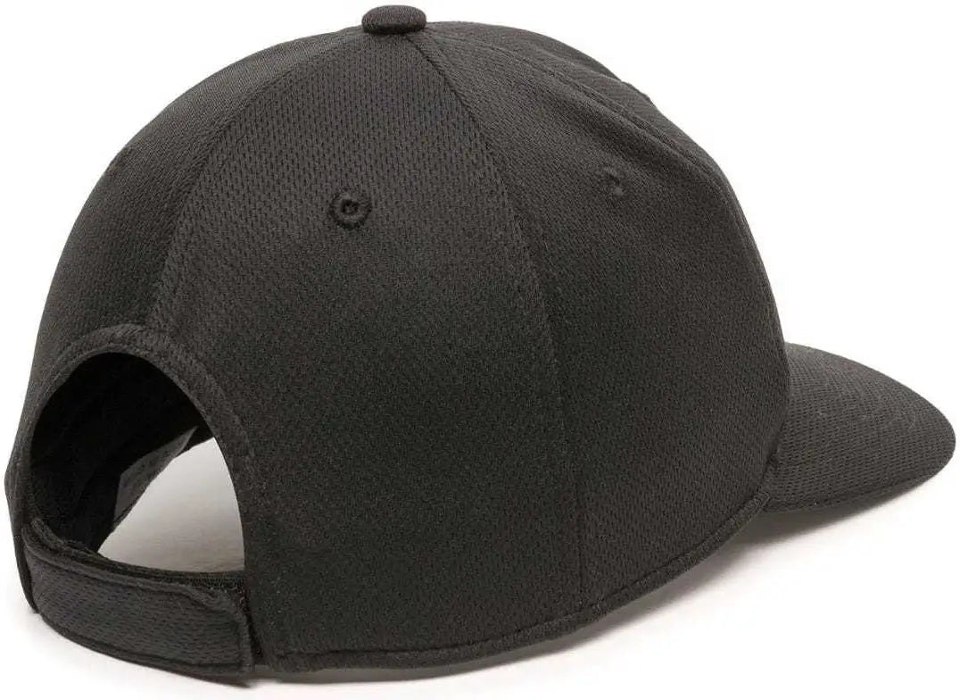 OC Sports MIN-350 MiLB Replica Polyester Baseball Cap - Eugene Emeralds Black